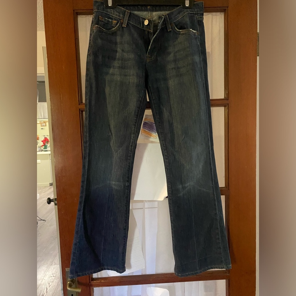 7 for all mankind boot cut denim